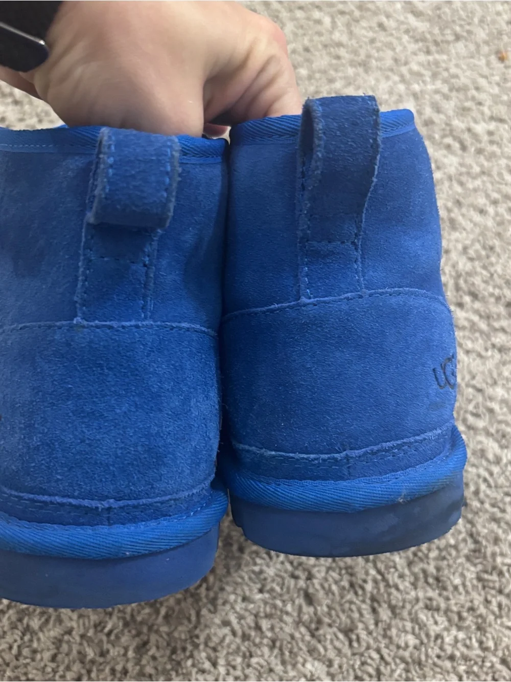 Ugg Neumel chukka lace up boot Royal blue men’s 9